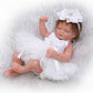 10'' /26cm NPK Reborn Baby Dolls Silicone Full Body Cute Newborn Baby Girl Sleeping Babe CFW-04WMP
