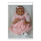 22Inch/55cm NPK Reborn Baby Dolls Silicone Soft Lifelike Baby Girl Toy Pink AA002P