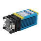 12V 15W 450nm Blue Laser Module 15000mW Laser Cutting Module to Engrave Stainless Steel 3mm Wood