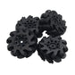 4pcs/Set 60mm Mecanum Wheels Aluminum Alloy Omini Wheel with Coupling for 4WD Robot Car