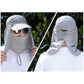 Outdoor Sun Hat with Neck Flap for Men 360° UV Protection Removable Neck Flap Fishing Hunting Hiking