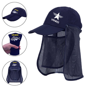 Sun Hat with Neck Flap for Men Mesh Amazing Ventilation UV Protection Fishing Outdoor Activities