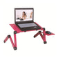 360° Adjustable Laptop Desk Stand Foldable Notebook PC Table Desk w/ Removable Mouse Tray