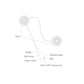 Motorcycle Helmet Bluetooth Headset Wireless Bluetooth 5.0 Handsfree Headphones MH04