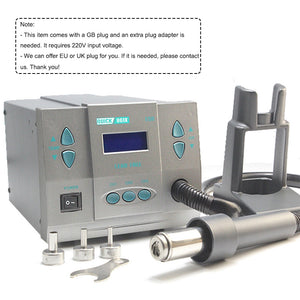 1300W SMD Soldering Rework Station Hot Air Rework Station LCD Screen for PCB Chip Repair Quick 861X