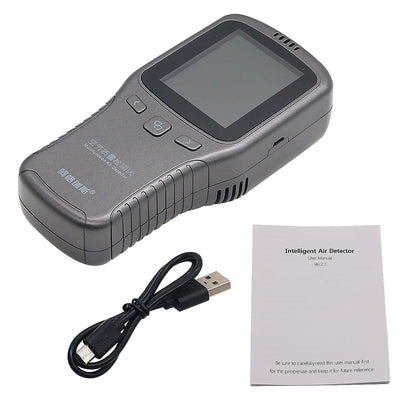 Family Formaldehyde Detector Meter CH2O TVOC Toluene PM2.5 PM10 Detector Air Quality Monitor