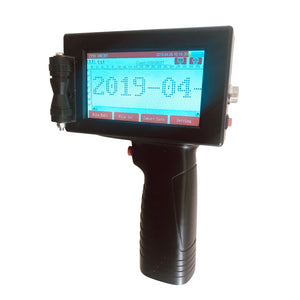 Handheld Inkjet Printer 600DPI Date QR Code Barcode Logo + 42ml Imported Quick Drying Ink Cartridge