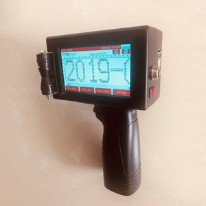 Handheld Inkjet Printer 600DPI Date QR Code Barcode Logo + 42ml Imported Quick Drying Ink Cartridge