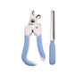 Professional Dog Nail Clipper Cat Pet Nail Clippers Trimmer with Safety Lock + Nail File Blue L Size