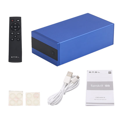SMSL DAC Mini USB DAC DSD AK4490 DSD256 DAC Support OTG with Remote Control Sanskrit 10th Blue