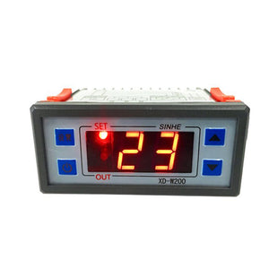 12V/24V/220V Digital Temperature Controller Thermostat Module w/Waterproof Sensor XD-W200
