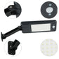 60 LED Solar Motion Sensor Light Outdoor Remote Control Waterproof Adjustable Three Modes for Garden