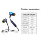 2pcs Magnetic Wireless Earbuds for Sports Sweatproof V4.2 Bluetooth Headphones w/Mic ZHY-04