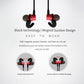 2pcs Magnetic Wireless Earbuds for Sports Sweatproof V4.2 Bluetooth Headphones w/Mic ZHY-05