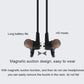 2pcs Magnetic Wireless Earbuds for Sports Sweatproof V4.2 Bluetooth Headphones w/Mic ZHY-12