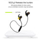 2pcs Magnetic Wireless Earbuds for Sports Sweatproof V4.2 Bluetooth Headphones w/Mic TF Card Slot ZHY-14