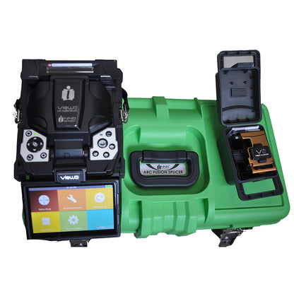 520X Fiber Fusion Splicer Machine w/5&quot; LCD Touch Screen 800x480 Innno View3