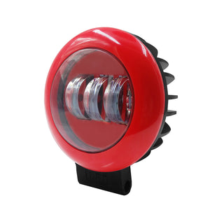 1pc 30W Red Round Off-road Spotlight LED Working Lamp for SUV Off-Road Vehicles Boat Motorcycle