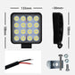 1pc 48W 4800LM Off-road Spotlight LED Work Light for Truck Jeep ATV SUV Boat Most Vehicles