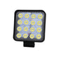 1pc 48W 4800LM Off-road Spotlight LED Work Light for Truck Jeep ATV SUV Boat Most Vehicles