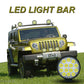 1pc 42W 4200LM Round Off-road Spotlight LED Work Light for Truck Jeep ATV SUV Boat Most Vehicles