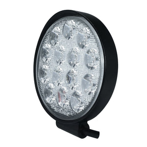 1pc 42W 4200LM Round Off-road Spotlight LED Work Light for Truck Jeep ATV SUV Boat Most Vehicles