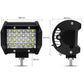 1pc 4" 72W Off-Road Roof Light LED Work Light Flood Beam for Truck SUV Boat Crane Forklift