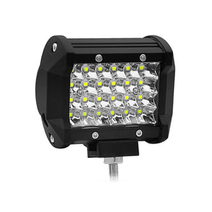 1pc 4" 72W Off-Road Roof Light LED Work Light Flood Beam for Truck SUV Boat Crane Forklift