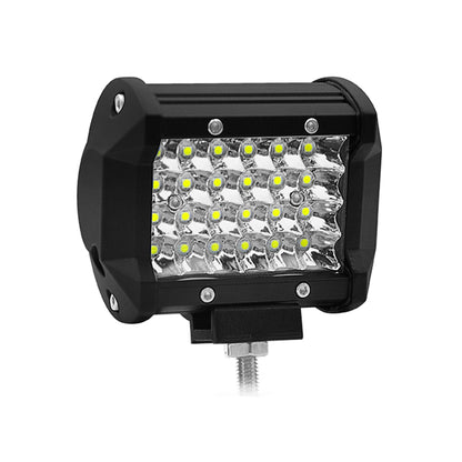 1pc 4" 72W Off-Road Roof Light LED Work Light Flood Beam for Truck SUV Boat Crane Forklift