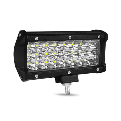 1pc 7" 72W Off-Road Roof Light LED Work Light Flood Light for Truck SUV Boat Crane Forklift