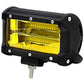 1pc 5" 72W Yellow Light Off-Road Spotlight LED Work Light for Truck SUV Vehicles Boats Lighting