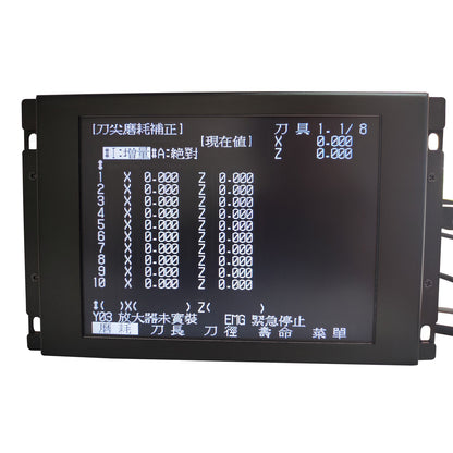 LCD Panel for Mitsubishi MDT962B-1A BM09DF MDT962B M64 E60 CNC CRT Monitor + Upgrading Button