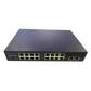 18 Port PoE Switch PoE Injector Switch Gigabit 16 PoE Ports + 2 Uplink Ports for CCTV IP Cameras