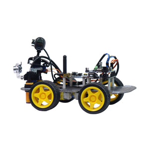 Programmable Robot Car Kit Unfinished 2-DOF PTZ Tracking Line Obstacle Avoidance [WiFi Version]