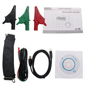 Loop Resistance Tester Digital RCD Tester Multimeter MS5910