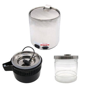 4L Dental Water Distiller Pure Water Purifier Filter Stainless Steel Body w/Glass Bottle 75W MZ-1