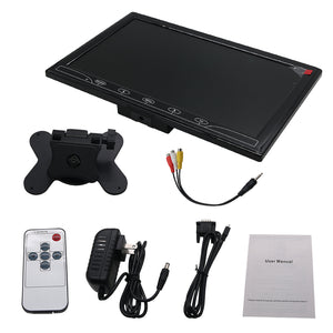 10.1&quot; Car TFT LCD Monitor Car CCTV Monitor Display Screen HDMI/VGA/AV Touch Button for PC Car DVD