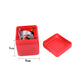 Foldable Camping Outdoor Gas Burner Stove Mini Backpacking Stove Windproof w/ Red Storage Box