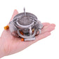 Foldable Camping Outdoor Gas Burner Stove Mini Backpacking Stove Windproof w/ Red Storage Box