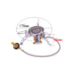 Foldable Camping Outdoor Gas Burner Stove Mini Backpacking Stove Windproof w/ Red Storage Box