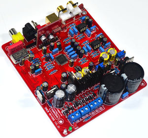 HiFi DAC Decoder Board YJ- AK4399+WM8805+PCM2706 Optical Fiber Coaxial USB Input