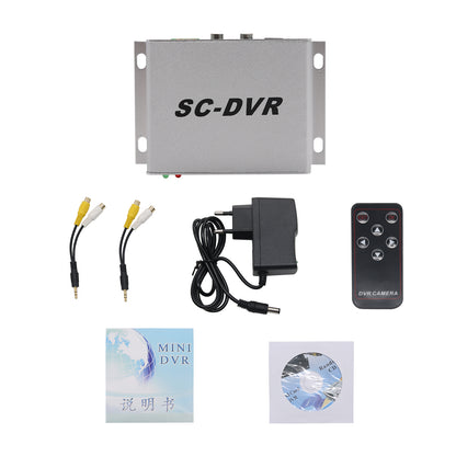 Mini DVR Recorder 1CH Video &amp; Audio Input Support SD Card Two Resolution Five Record Modes SC-DVR