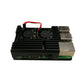 Black Dual Fan Version for Raspberry Pi Armor Case Aluminum Alloy Case for Raspberry Pi 3B/3B+