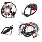 Complete ATV Wiring Harness Kit QUAD Go Kart Wiring Harness 8Pole Magneto Stator for CG125 150 250CC