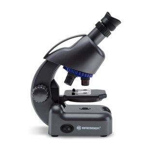 40-640X Children Microscope Kit Monocular Microscope for Kids w/ Smartphone Adaptor LED Light