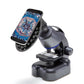 40-640X Children Microscope Kit Monocular Microscope for Kids w/ Smartphone Adaptor LED Light