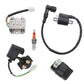 Complete ATV Wiring Harness Kit QUAD Go Kart Wiring Harness 8Pole Magneto Stator for CG125 150 250CC