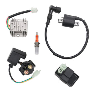 Complete ATV Wiring Harness Kit QUAD Go Kart Wiring Harness 8Pole Magneto Stator for CG125 150 250CC