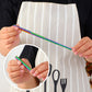2 Sets of Telescopic Straw Reusable Stainless Steel &amp; Cleaning Brush &amp; Storage Bag Silvery