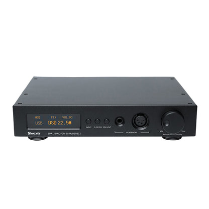 SDA-2C Audio DAC Amp Headphone Preamplifier NOS Native Decoding 384KHz/DSD512 AK4497 High-End Version